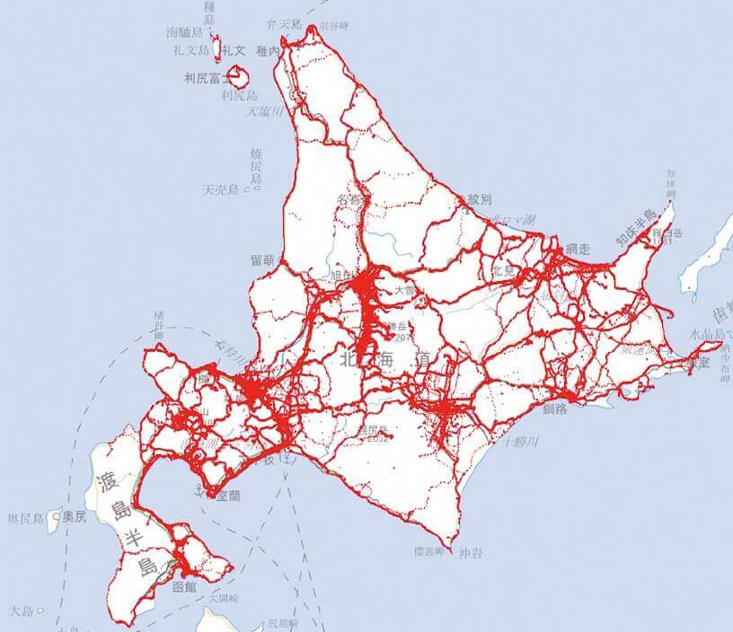 流動分析（GPS取得イメージ図）